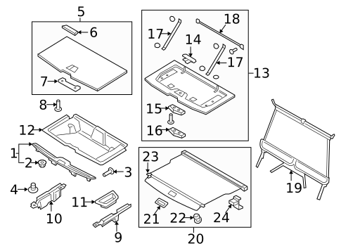 Interior Trim - Rear Body for 2019 Volvo XC90 #0