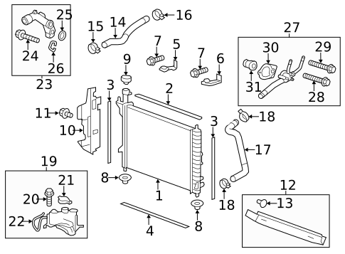 Gaskets & Sealing Systems for 2012 Buick Enclave #1