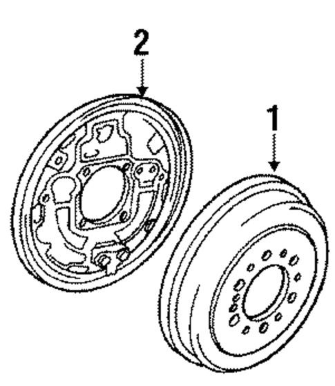 Rear Brakes for 1994 Toyota 4Runner #0