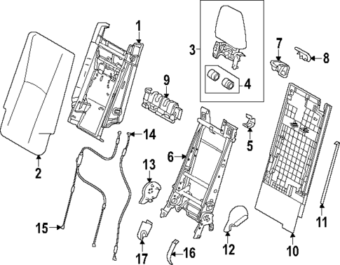 Third Row Seats for 2025 Toyota Grand Highlander #1
