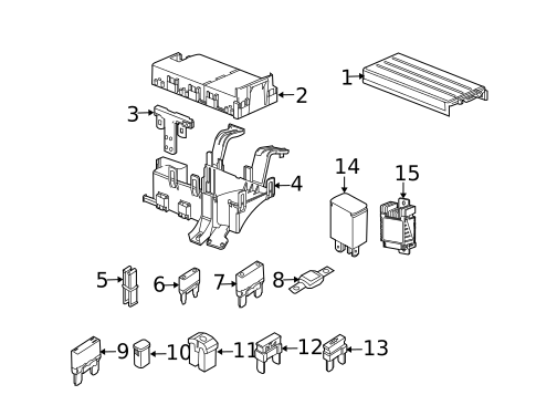 Fuse & Relay for 2006 Ford Fusion #0
