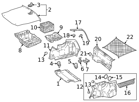 Interior Trim - Rear Body for 2021 Mercedes-Benz E63 AMG S #2