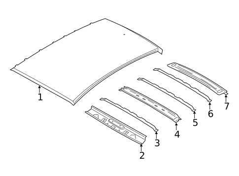 Roof & Components for 2016 Hyundai Elantra GT #0