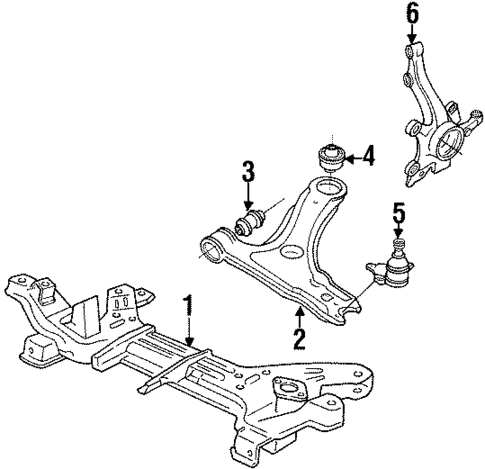 Suspension Components for 1991 Volkswagen Corrado #0