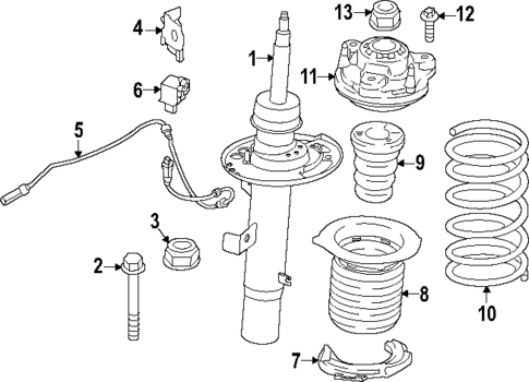 Struts & Components for 2021 BMW X3 #4