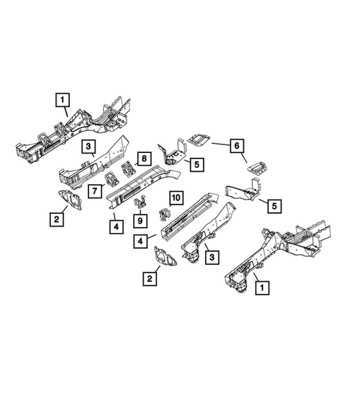 Frames for 2018 Chrysler Pacifica #1