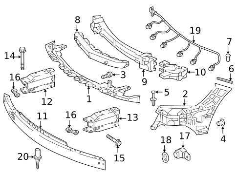 Bumper & Components - Front for 2014 Mercedes-Benz CLS63 AMG S #1