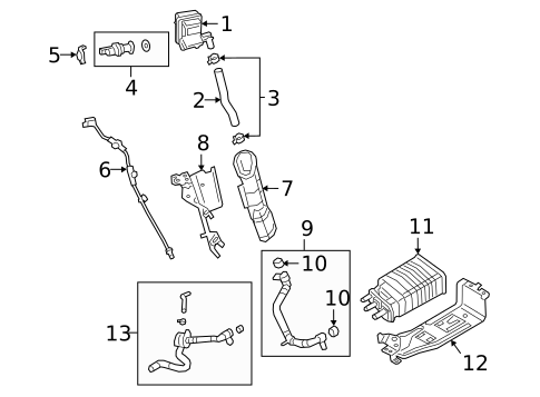 Emission Components for 2025 Mazda 3 #1