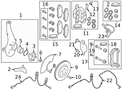 Anti-Lock Brakes for 2015 Land Rover Range Rover Sport #2
