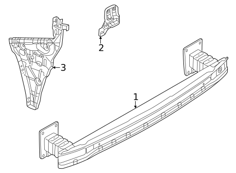 Bumper & Components - Rear for 2024 Audi A3 Quattro #1