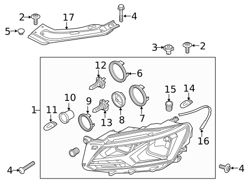 Bulbs - Chassis for 2019 Volkswagen Passat #0
