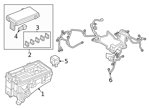 Electrical Components for 2017 Honda Civic #1