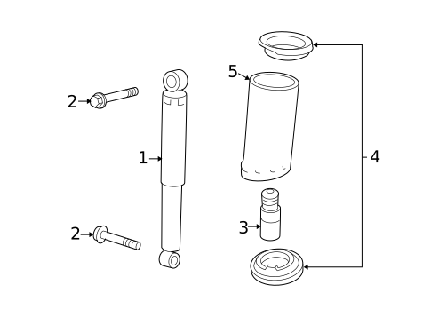 Shocks & Components for 2007 Pontiac Torrent #1