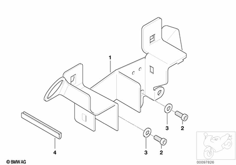 Motorcycle Frame for 1996 BMW-Motorrad R 1200 C #3