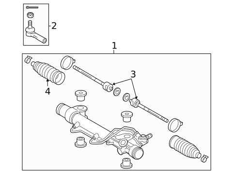 Steering Gear & Linkage for 2006 Toyota Tacoma #1