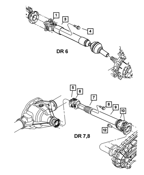 Propeller Shaft for 2003 Dodge Ram 3500 #3