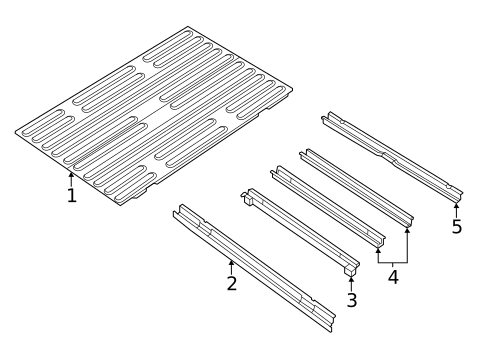 Floor - Pick UP Box for 2016 Ram 1500 #1