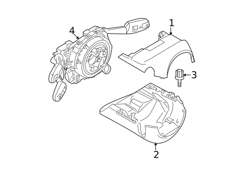 Shroud, Switches & Levers for 2008 BMW 335i #1