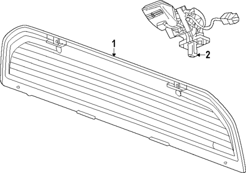 Glass & Hardware - Back for 2024 GMC Sierra EV #0