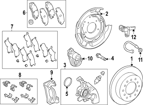 Rear Brakes for 2025 Toyota 4Runner #0