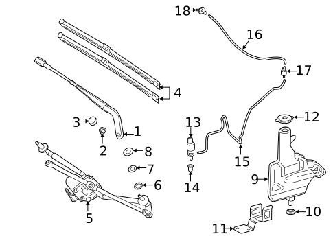 Wiper & Washer Components for 2023 Mercedes-Benz Sprinter 3500 #0