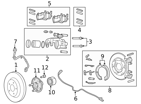 Anti-Lock Brakes for 2012 Jeep Grand Cherokee #1