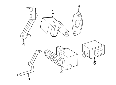 Electrical Components for 2007 Mercedes-Benz R 63 AMG® #1