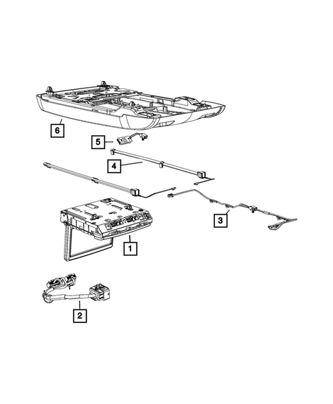 Radio, Antenna, Speakers, DVD and Video systems for 2015 Ram C/V #1