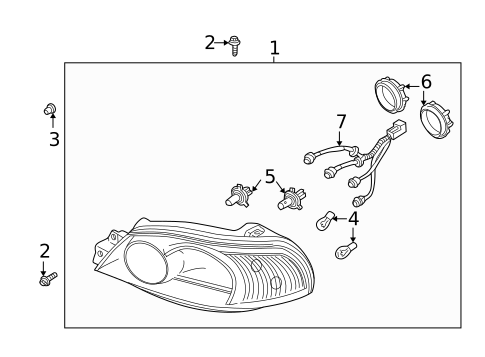Bulbs - Chassis for 2005 Kia Sedona #0
