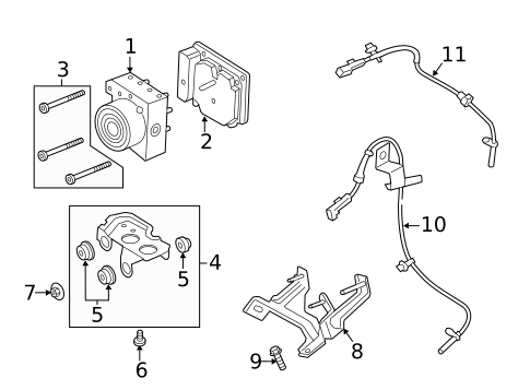 Anti-Lock Brakes for 2017 Ford Fusion #0