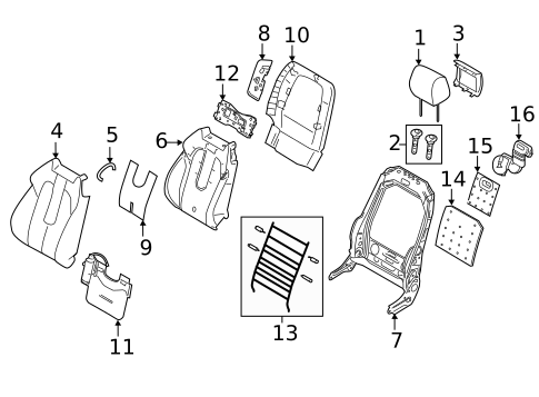 Heated Seats for 2012 Land Rover Range Rover Evoque #1
