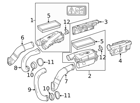 Air Intake for 2016 Mercedes-Benz E63 AMG S #1