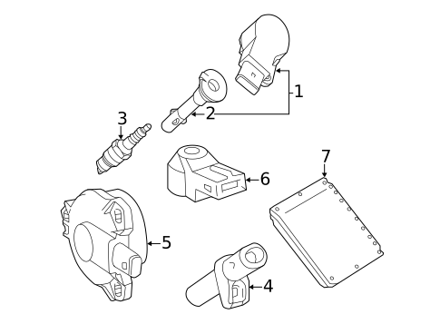 IGNITION SYSTEM for 2009 Mercedes-Benz R350 #0