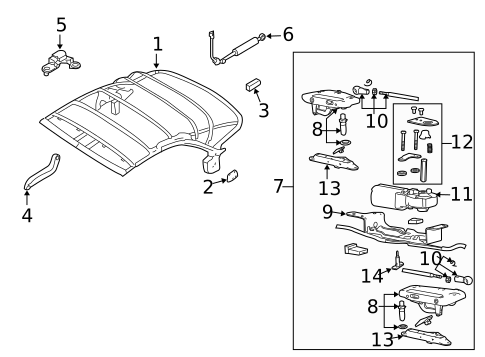 Frame & Components for 2007 Audi A4 Quattro #0