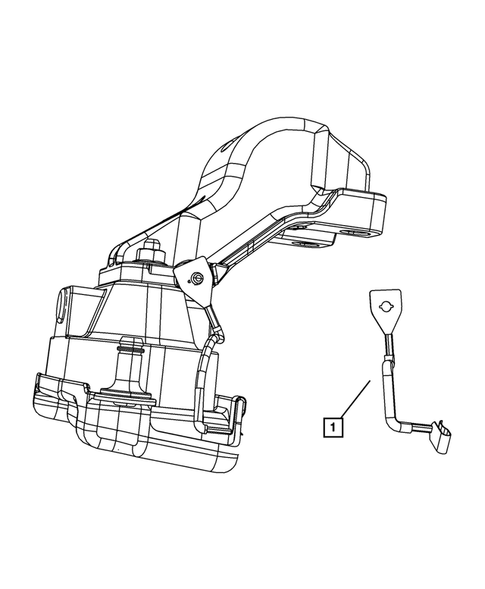 Wiring, Powertrain for 2011 Chrysler Town & Country #1