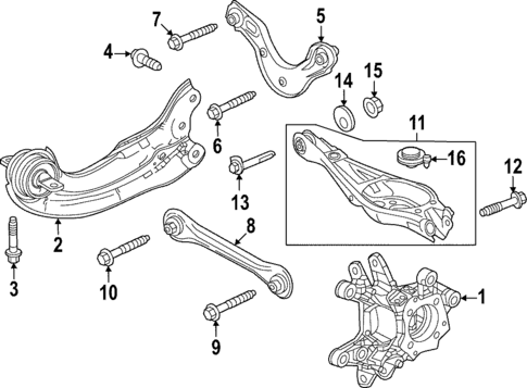 Rear Suspension for 2023 Honda HR-V #2