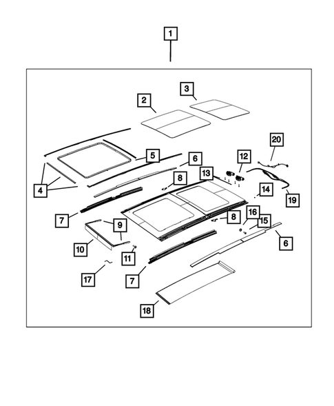 Sunroof for 2016 Jeep Renegade #2