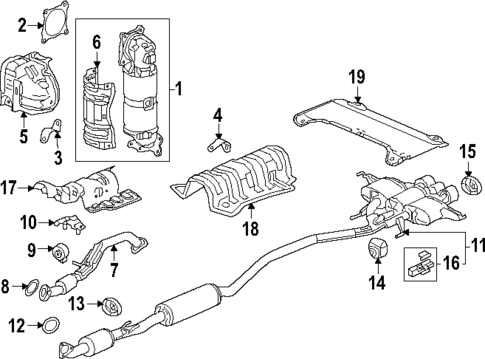 Exhaust Components for 2024 Honda Civic #0