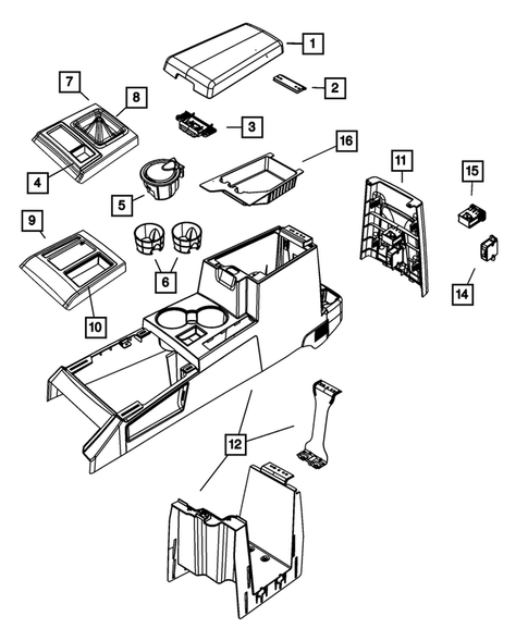 Consoles for 2009 Dodge Nitro #0