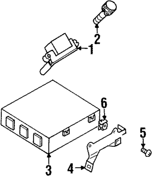 Powertrain Control for 2001 Isuzu VehiCROSS #2