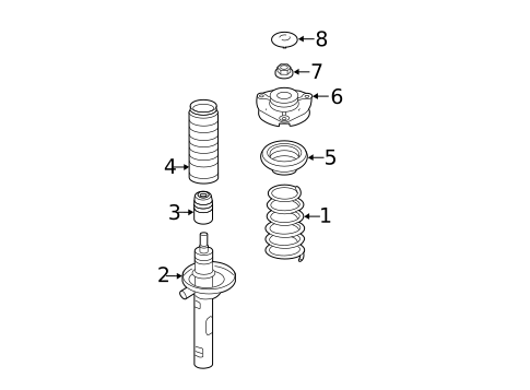 Struts & Components for 2016 Volkswagen Eos #0