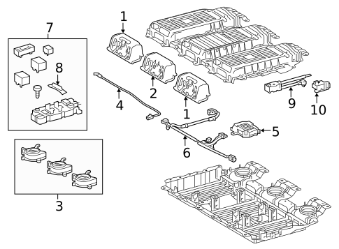 Battery for 2020 Lexus RX450h #1