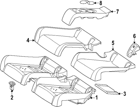 Rear Seat Components for 2025 Mercedes-Benz CLE300 #3