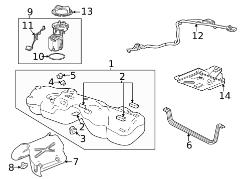 Fuel Pumps & Related Components for 2022 Cadillac CT4 #0