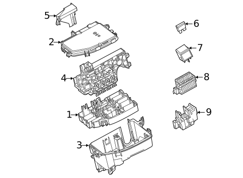 Fuse & Relay for 2021 Mercedes-Benz CLA45 AMG #1