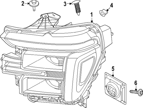 Headlamp Components for 2024 Ford F-150 #3