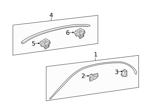 Exterior Trim - Roof for 2008 Saab 9-3 #1