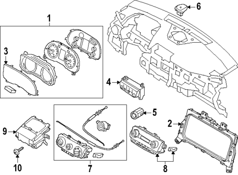 Automatic Temperature Controls for 2023 Hyundai Kona Electric #1