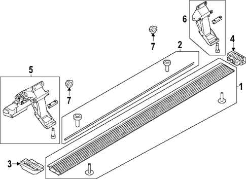 Running Board for 2023 Ford F-350 Super Duty #0