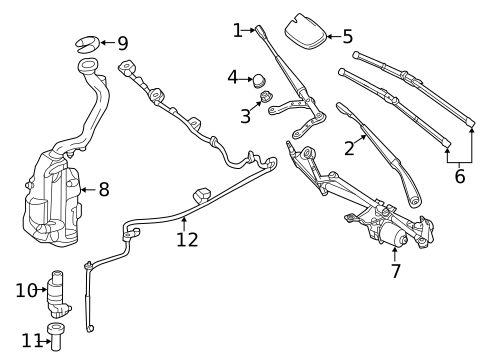 Wipers for 2015 Mercedes-Benz CLA45 AMG #0